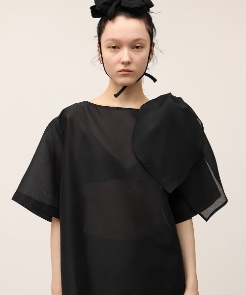 leinwande（ラインヴァンド） ワンピース 「leinwande」Ribbon Organdy