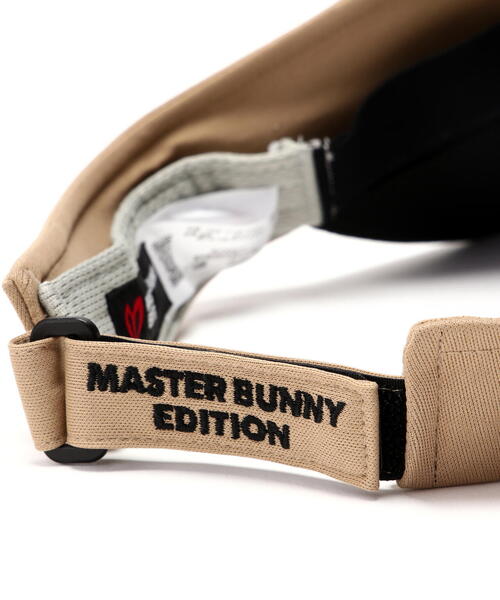 Master Bunny Edition  ラフィア調ツバ広バイザー MASTER BUNNY EDITION サンバイザー 「MASTER EDITION」ジャスト