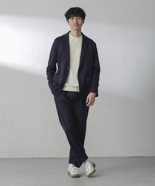 NANO universe【美品】セットアップ スーツ ネイビー L NANO universe 「NANO universe」 セットアップ L ネイビー