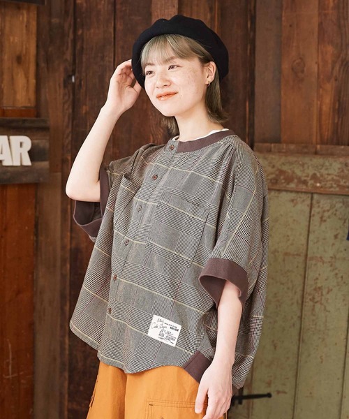 「CUBE SUGAR」 ドルマンスリーブシャツ M グレー レディース