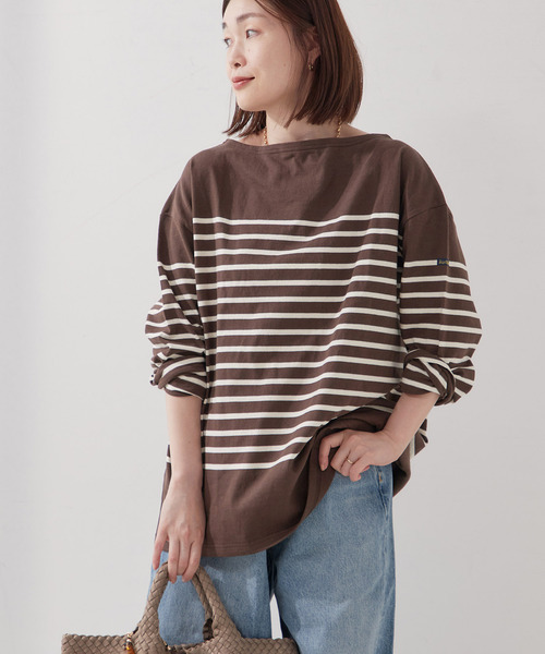 tシャツ 「別注」「Leminor/ルミノア」ナバルバスクシャツ：カットソー レディース LEMINOR tシャツ 「別注」「Leminor/ルミノア」ナバルバスク