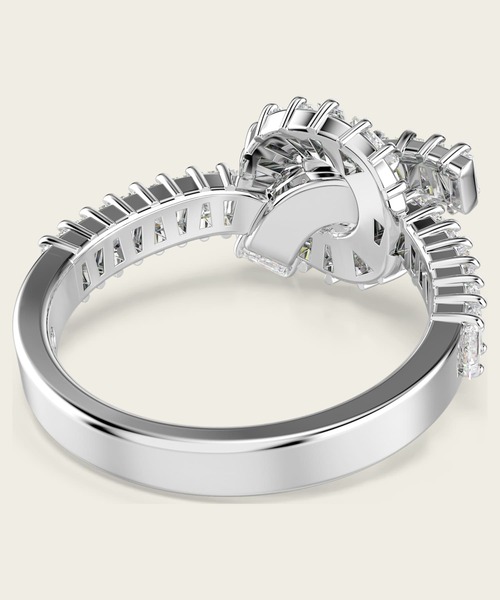 VIP価格【SWAROVSKI】スワロフスキー Matrix リング Matrix リング, バゲット・カット, グレー, ルテニウム・プレー