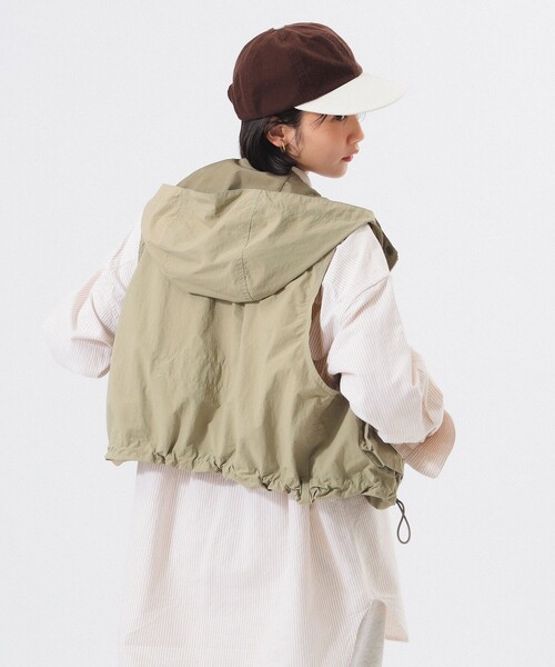 BEAMS BOY ベージュ ベスト BEAMS BOY（ビームスボーイ）の「BEAMS BOY / ファティーグ