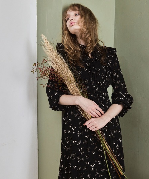 Cherir Mignon ワンピース 「Cherir Mignon」2way花柄ラッフルフリル