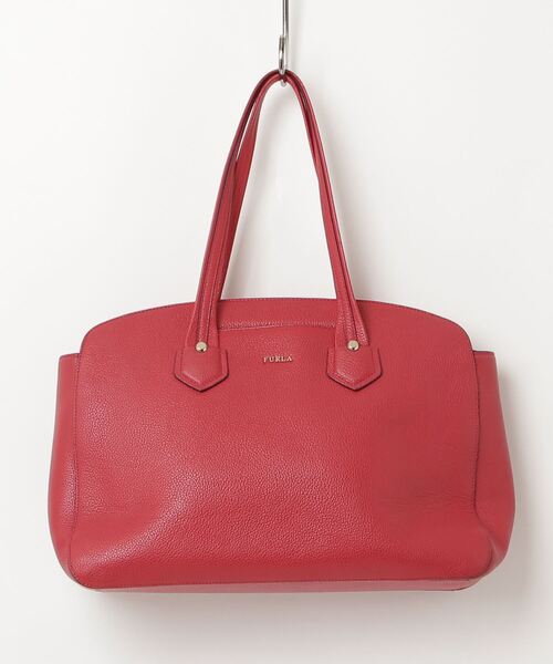 FURLA 「FURLA」 ワンポイントトートバッグ - レッド レディース
