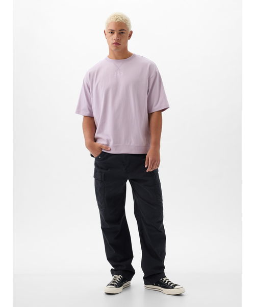 「GAP」 半袖Tシャツ M ホワイト メンズ