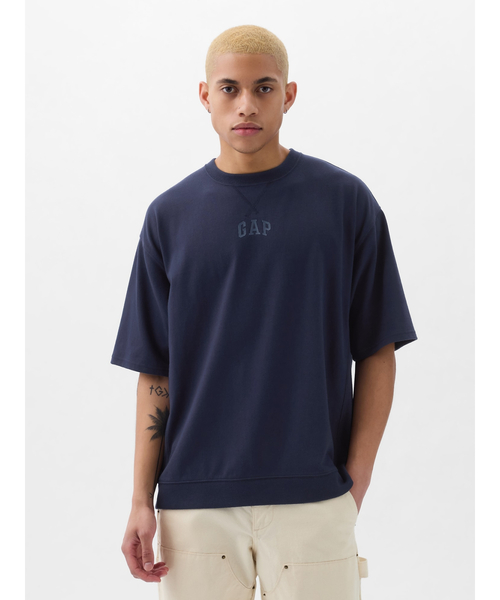 「GAP」 半袖Tシャツ M ホワイト メンズ