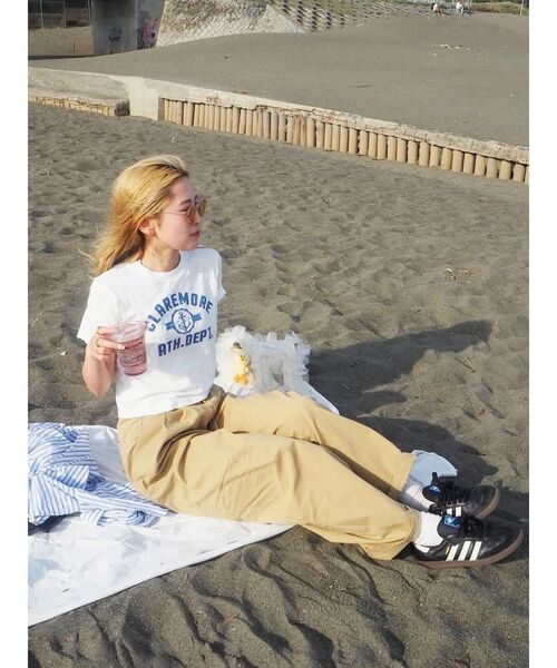 ungrid コクーンチノパンツ　S ホワイト SALE】 Ungrid コクーンチノパンツ 1125107211|apricot online shop