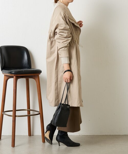 Jena espace merveilleux コート アウター スタンドネック