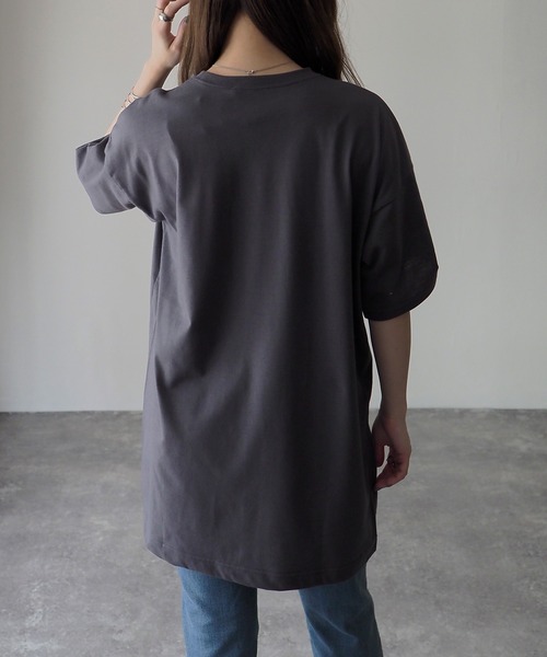 「Riberry」 半袖Tシャツ FREE オフホワイト レディース_画像7
