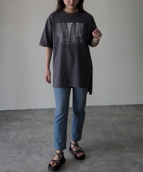 「Riberry」 半袖Tシャツ FREE オフホワイト レディース_画像8