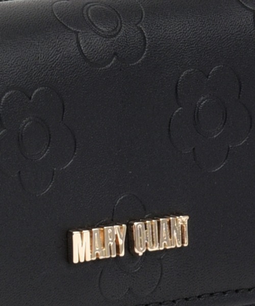 ❤️美品！未使用品！MARY QUANT ブラック 三つ折り財布 MARY QUANT - マリークワント 財布 三つ折り 三つ折り財布 ブラック 黒