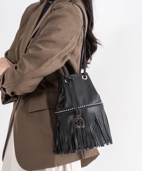 【美品】MARCO MASI　ハラコレザー　2wayショルダーバッグ ブラウン MARCO MASI（マルコマージ） ショルダーバッグ バッグ 「MARCO MASI