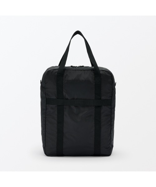 無印良品（MUJI） ボストンバッグ たためる 撥水 縦型ボストンバッグ