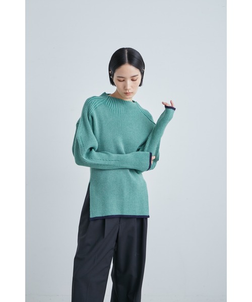 「MIESROHE」 長袖ニット ONE SIZE ブラウン レディース_画像2