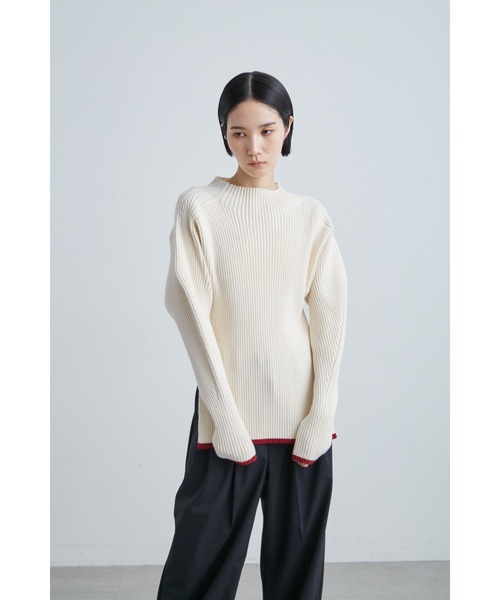 「MIESROHE」 長袖ニット ONE SIZE ブラウン レディース_画像3