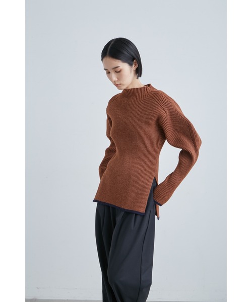 「MIESROHE」 長袖ニット ONE SIZE ブラウン レディース_画像9