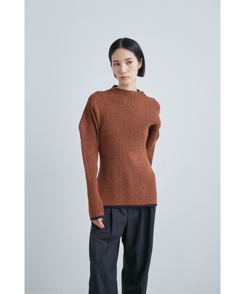 「MIESROHE」 長袖ニット ONE SIZE ブラウン レディース_画像10