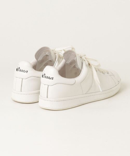 「London Shoe Make」 ローカットスニーカー 23.5cm ホワイト メンズ_画像2