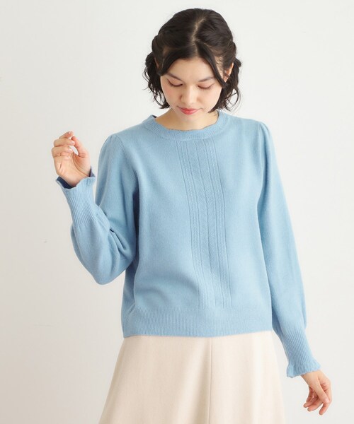 LAURA ASHLEY（ローラアシュレイ） ニット セーター 「FOX混／洗える