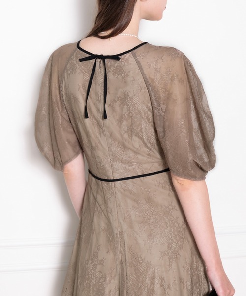 「Leja」 半袖ワンピース MEDIUM ブラック レディースの画像