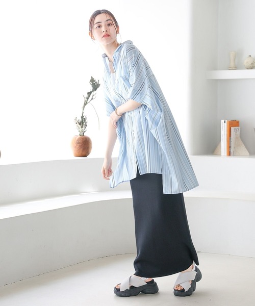 「LEPSIM」 フラットサンダル LARGE アイボリー レディース_画像4