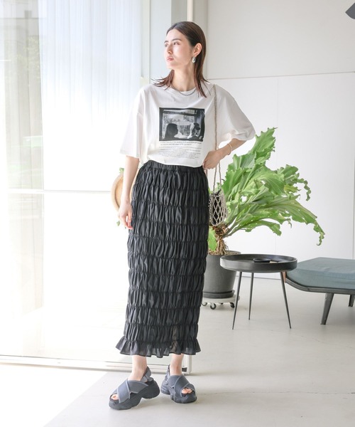 「LEPSIM」 フラットサンダル LARGE アイボリー レディース_画像9