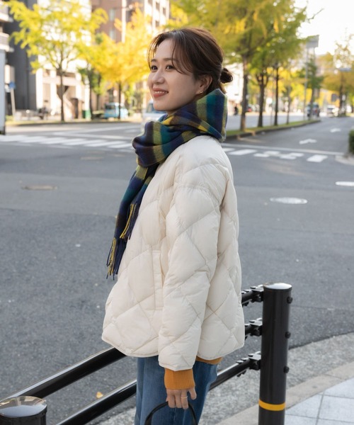 お値下　アーバンリサーチ　ドアーズ　ダウンキルト　ダウンジャケット　カーキ　美品 URBAN RESEARCH DOORS（アーバンリサーチドアーズ） ダウン ダウン