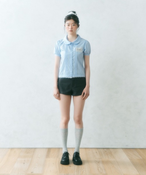 「FCMM」 半袖シャツ SMALL ネイビー レディース_画像8