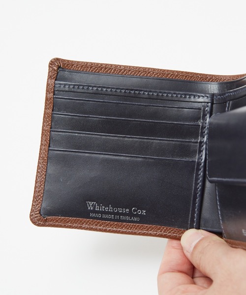 Whitehouse Cox（ホワイトハウスコックス） 財布 フリー ネイビー