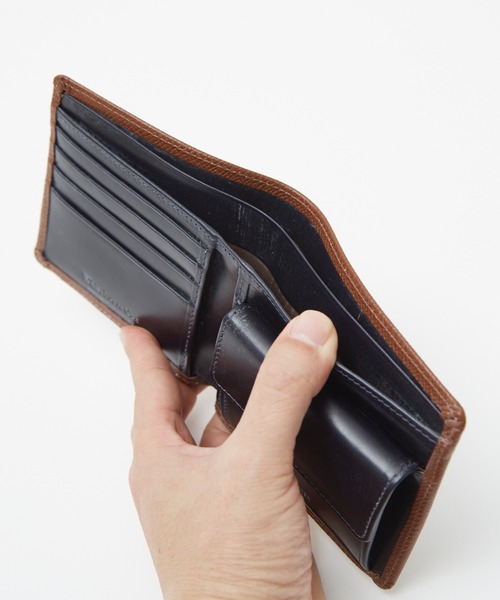 Whitehouse Cox（ホワイトハウスコックス） 財布 フリー ネイビー