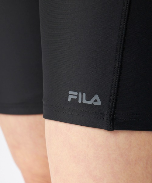 FILA（フィラ） 水着 ロゴプリント柄フルジップセパレート