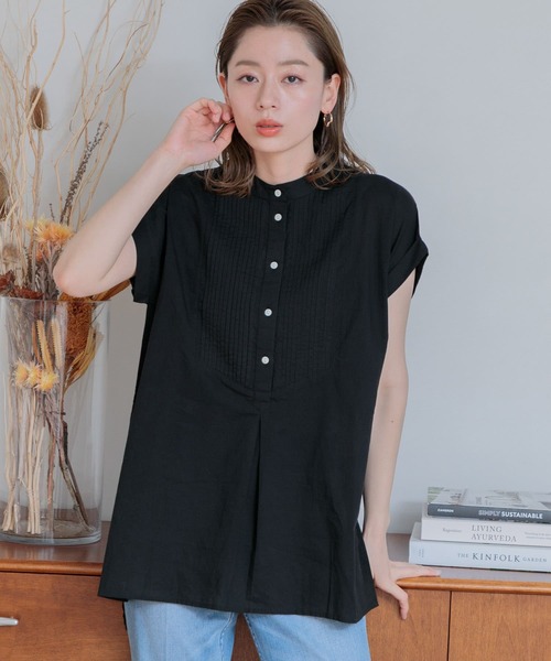 「URBAN RESEARCH Sonny Label」 半袖ブラウス FREE オフホワイト レディース_画像7