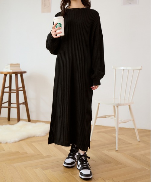 「Ada.」 ニットワンピース M アイボリー レディース_画像2