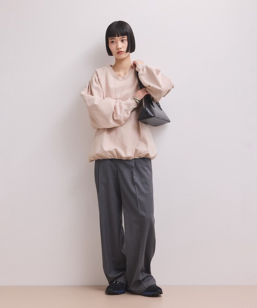 ADAM ET ROPE' ボリュームスリーブスウェット ADAM ET ROPE'（アダムエロペ） トレーナー スウェット 「WEB限定