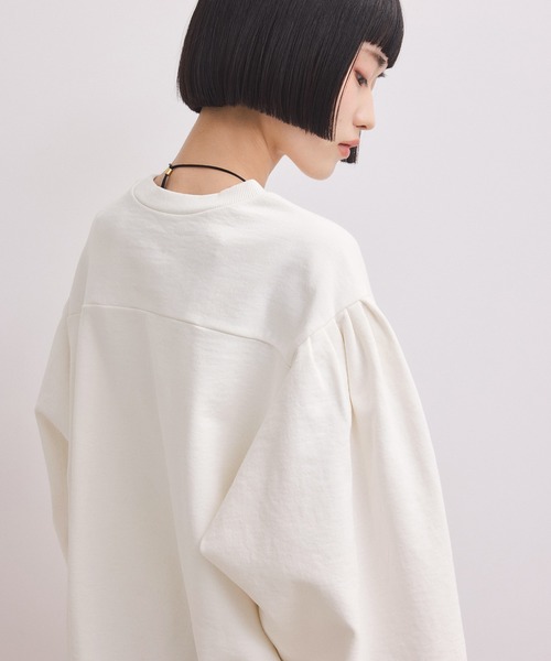 ADAM ET ROPE' ボリュームスリーブスウェット ADAM ET ROPÉ FEMME(アダム エ ロペ ファム) / 【WEB限定】ボリューム