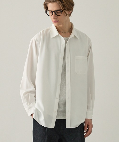 EASENCE uvカット シャツ 「EASENCE」ハイツイステッドツイル ドライ 