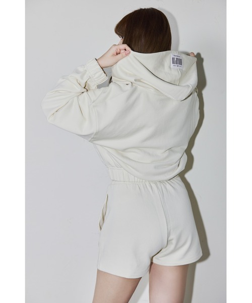 「Her lip to」 ジップアップパーカー FREE ライトグレー レディース_画像8