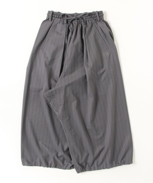 Y-3 パンツ REFINED WOOL CROPPED WIDE LEG PANTS メンズ : ZOZOTOWN
