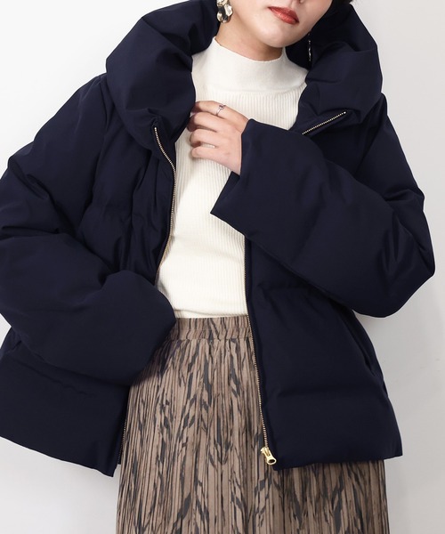 「TRUDEA」 ダウンジャケット LARGE ブラック レディース_画像2