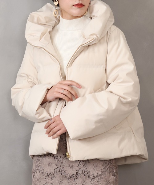 「TRUDEA」 ダウンジャケット LARGE ブラック レディース_画像9