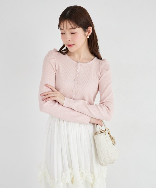 新品タグ付含/トッコクローゼット/美人百花系/大人フェミニン/まとめ売り40点 tocco closet（トッコ クローゼット） カーディガン 「ZOZO限定