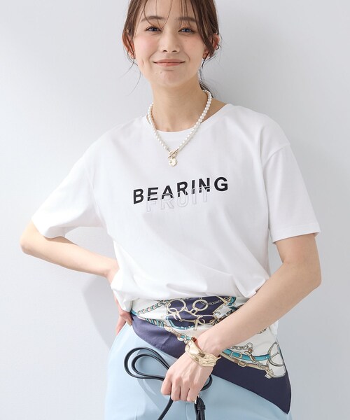 tシャツ 「UVケア／選べるグラフィック」スムースジャージTシャツ レディースの画像
