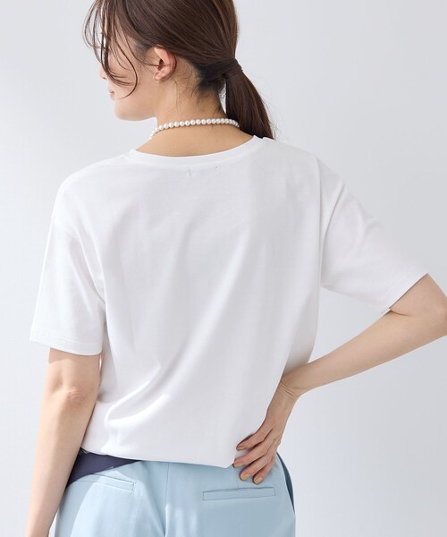tシャツ 「UVケア／選べるグラフィック」スムースジャージTシャツ レディースの画像
