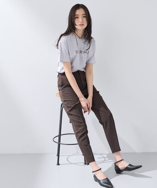 tシャツ 「UVケア／選べるグラフィック」スムースジャージTシャツ レディースの画像