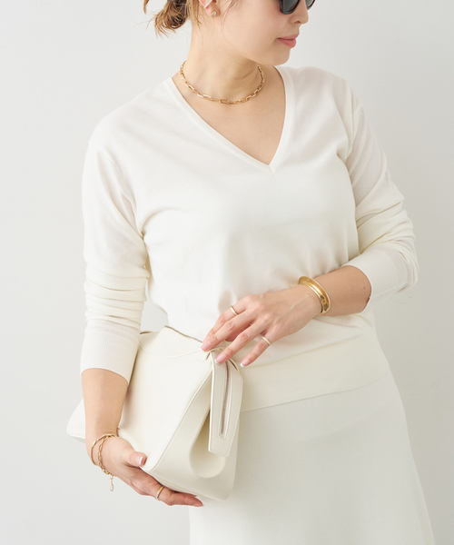 MUSE Deuxieme Classe Vネックニット Beauty Vネック ニット（ニット／セーター）｜MUSE de Deuxieme Classe