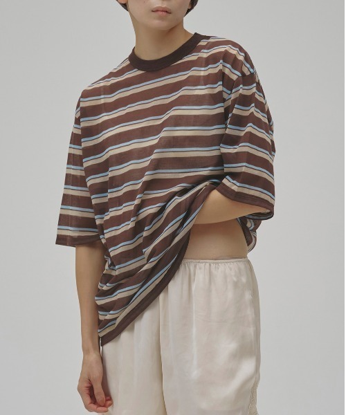 TODAYFUL tシャツ Sheer Border T-shirt レディース : ZOZOTOWN Yahoo