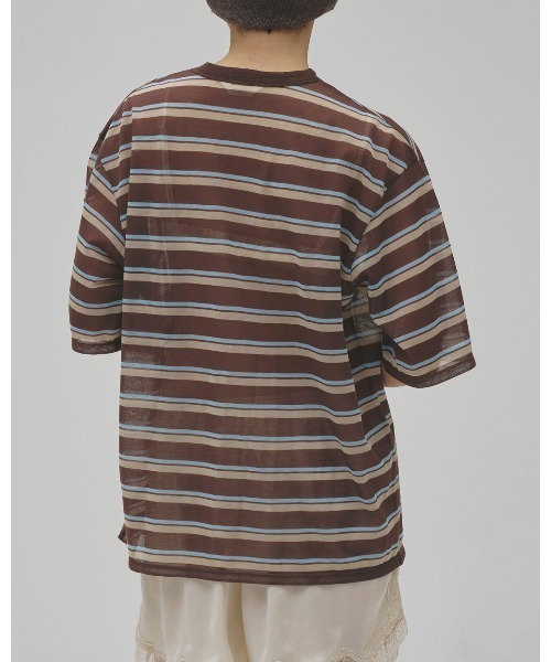 TODAYFUL tシャツ Sheer Border T-shirt レディース : ZOZOTOWN Yahoo