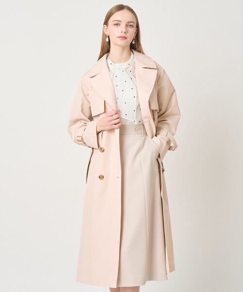 美品です❣️ ANAYI アナイ　トレンチコート フード付き ANAYI（アナイ） トレンチコート コート カシミヤドレストレンチコート