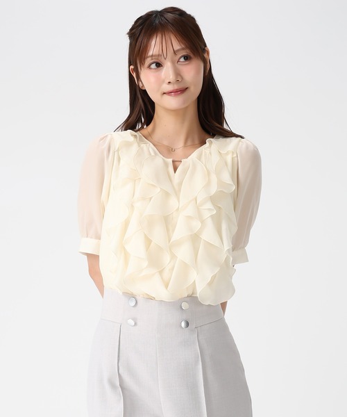 MISCH MASCH（ミッシュマッシュ） ブラウス シャツ 半袖 2026春夏新作